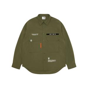 Рубашка с принтом от A Bathing APE Aape, зеленый