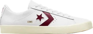 Кроссовки Pro Leather Vulc Pro 'White Deep Bordeaux', белый
