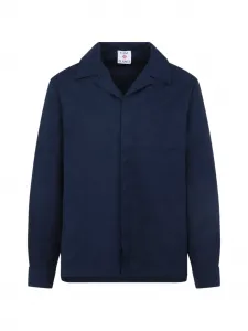 Рубашка с монограммой и карманом Casablanca, синий