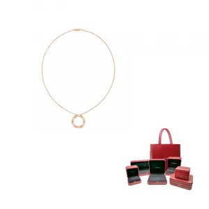 Cartier 18K розовое золото Кулон с бриллиантами Love