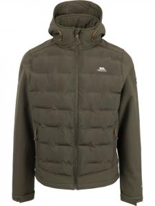 Куртка-дождевик "Alwero Hybrid Softshell Jacket TP-75" зеленого цвета Trespass