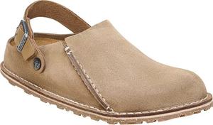 Мужские замшевые сабо Birkenstock Lutry 365, серый