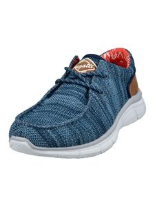 Кроссовки на шнуровке Bugatti, цвет blau/braun