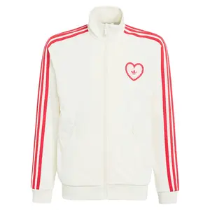 Толстовка adidas Originals Firebird Loose Heart на молнии, белый