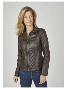 Кожаная куртка 7eleven, темно-коричневый