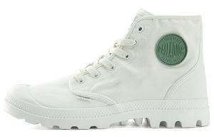 Pampa Canvas Shoes Unisex High-top Bright White Palladium