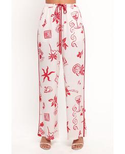Женские брюки Malta Pant - красные Petal and Pup, White