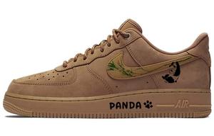 Кастомизированные кроссовки Nike Air Force 1 Unisex, темно-коричневый