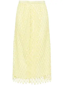 Юбка миди Karolina Simkhai, зеленый