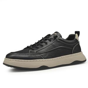 Мужские кроссовки для скейтбординга, увеличивающие рост, устойчивые к истиранию, легкие, дышащие, нескользящие, с низким верхом SENJIALUO, White