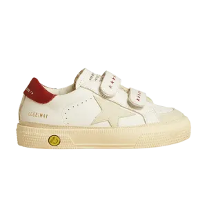 Кроссовки Golden Goose May Kids 'White Light Beige Red', кремовый