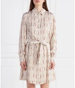 Платье с поясом Marciano Guess, коричневый