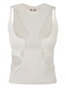 Топ Tanja с вырезами Rick Owens, бежевый