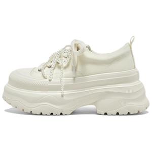 BASTO Дышащие низкие повседневные туфли женские бежевые, цвет Beige