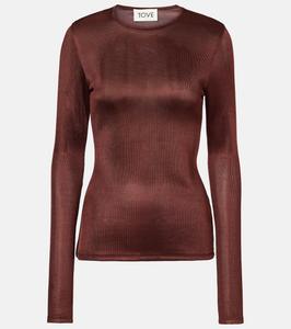 Вязаный топ Майра Tove, бордовый