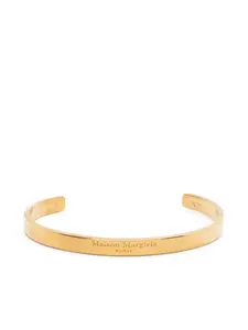 Браслет-кафф с логотипом Maison Margiela, золотистый