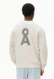 Толстовка ARMEDANGELS EMAAL Å ZICK ZACK, Pure/Beige