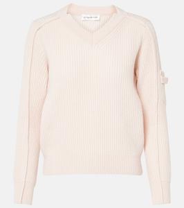 Свитер из шерсти и кашемира Victoria Beckham, Pale Peach