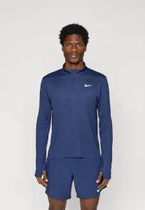 Футболка pacer с длинными рукавами Nike Performance, Midnight Navy/Reflective Silver-Coloured