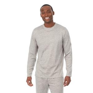 Футболка для сна с круглым вырезом и длинными рукавами Big & Tall Cuddl Duds Far Infrared, цвет Gray Heather