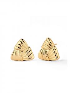 Elli Латунные серьги в золотом исполнении