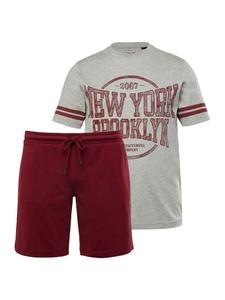 Пижама Men Plus, темно-красный