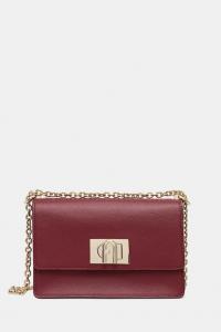 Кожаная сумочка 1927 года Furla, бордовый