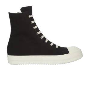 Кроссовки Rick Owens Rick Owens Concordians DRKSHDW Overdyed Denim High 'Black Milk', черный