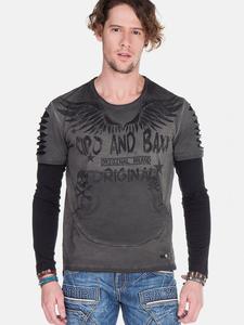 Рубашка CIPO & BAXX, цвет Grey/Anthracite