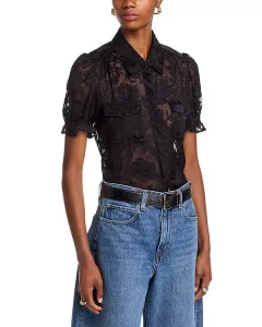 Футболка Мины с эффектом выгорания Generation Love, черный