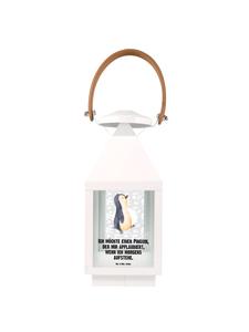 Mr. & Mrs. Panda Подсвечник в виде пингвина с надписью, прозрачный