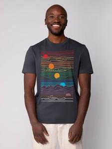 Футболка Солнце и Луна в цвете Индийские чернила wat? Apparel