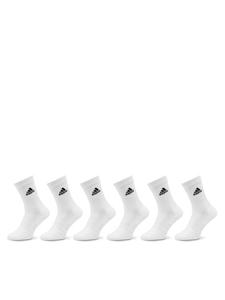 Длинные носки Cushioned Sportswear Crew Socks 6 Pairs HT3453 Adidas, белый