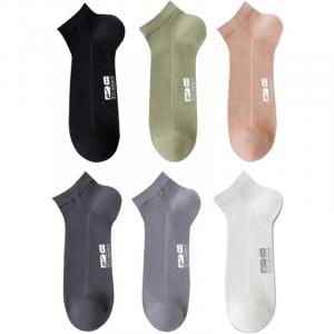 Носки Unisex WARRIOR, 6 pack (черный+белый+зеленый+coffee+темно-серый+светло-серый)