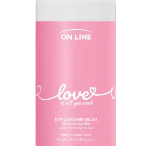 Гель для душа и жидкость для ванны, 900 мл On Line Love is all you need