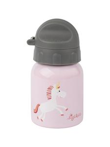 Sigikid Бутылка для воды из нержавеющей стали в форме единорога, 250 мл, розово-серая