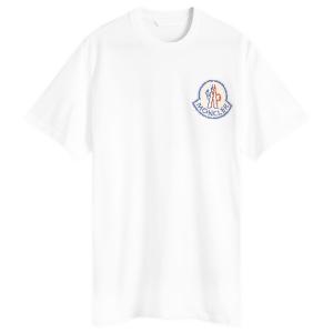 Футболка Moncler Pixel Logo T-Shirt, белый