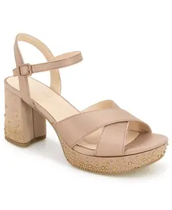 Женские платформенные сандалии Reeva из шелка Kenneth Cole Reaction, коричневый