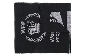 Balenciaga Вязаный шарф унисекс черный, Black