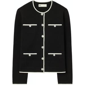 Кардиган Kendra на пуговицах Tory Burch, черный