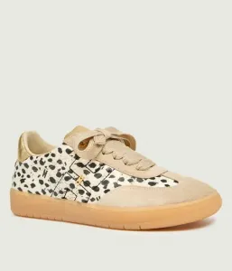 Кожаные кроссовки Elisabetta Franchi, бежевый