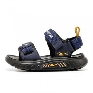 Детские сандалии с противоскользящей подошвой, легкие и амортизирующие WARRIOR, темно-синий