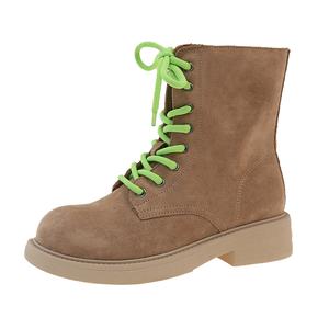 CZRSK Короткие мартинсы женские хаки, цвет Khaki