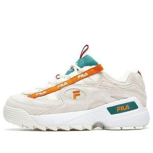 Кроссовки d-formation daddy shoes green/orange/white Fila, белый