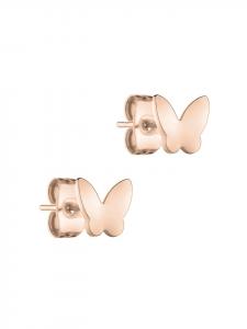 Cool Time Серьги «Крутая бабочка» из розового золота