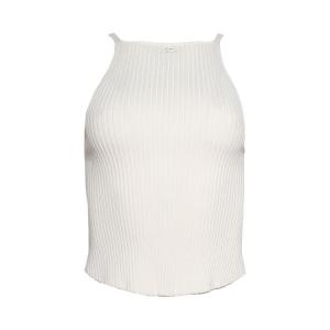 Топ Courrèges Circle Rib Knit Top, White