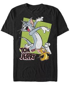 Мужская футболка с коротким рукавом Tom Jerry Dot Pose Fifth Sun, черный