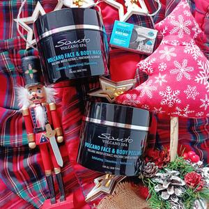 Рождественский набор для тела для женщин Santo Volcano Spa