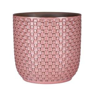 Цветочный горшок Mica Decorations Daan, 19x19x19 см, светло-розовый