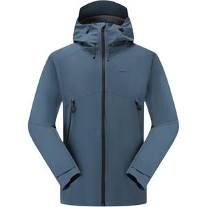 Куртка ветровка MH500 для пешего туризма, ледолазания и скалолазания водонепроницаемая и ветрозащитная мужская DECATHLON, Azurite